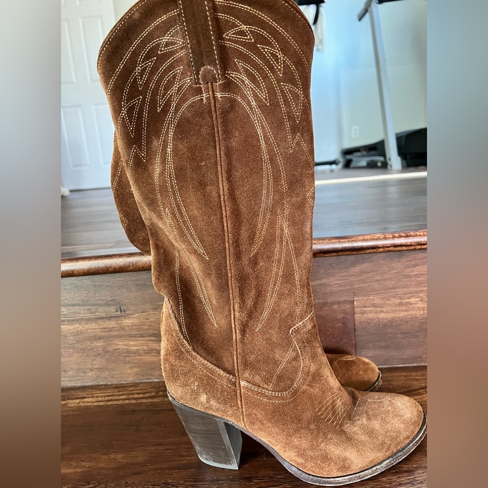 Frye suede boots